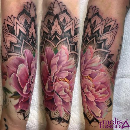 Tattoos - Peony delicate mandala 2 - 116140